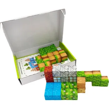 ostatní stavebnice Stavebnice kostky 3D, 48 dílků, strana 2,5 cm