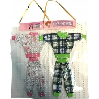 Doplněk pro panenku Oblečení Teplákovka pro panenku, růžové, hodně dílů