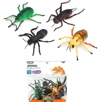 Figurka SADA FIGUREK HMYZU BROUK FIGURKA INSEKTY ZVÍŘATA FIGURKY HMYZ 4 KUSY