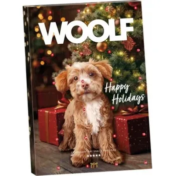 Pamlsek pro psa Adventní kalendář Woolf s pamlsky pro psy – 24 dílků