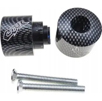 Řídítka KARBONOVÉ KONCOVKY ŘIDÍTEK S LOGEM HONDA CBR RR (796)