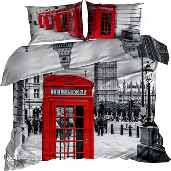 Povlečení 3D Bavlna saténové Povlečení 160x200 cm BUDKA