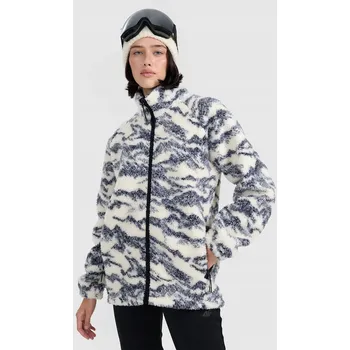 Podprsenka Polar sherpa oversize se stojáčkem unisex - béžová