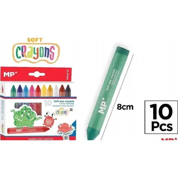 Pastelka Měkké voskové Pastelky MP 10 ks