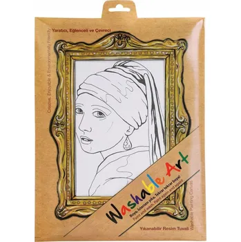 Obraz Bílá voděodolná podložka na malování Strigo by Funny Mat Johannes Vermeer