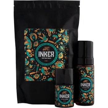 Kosmetická sada Pan Drwal Inker Tattoo sada čisticí pěny a krému na tetování