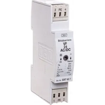 Přepěťová ochrana OBO Bettermann 0 V IP20 0 A