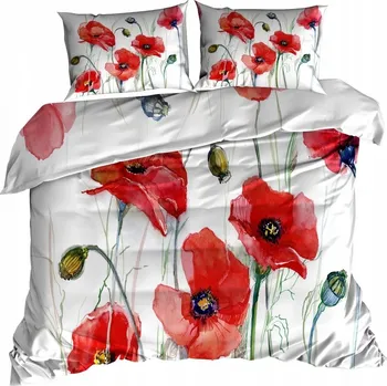 Povlečení 3D Bavlna saténové Povlečení 160x200 cm MAKI