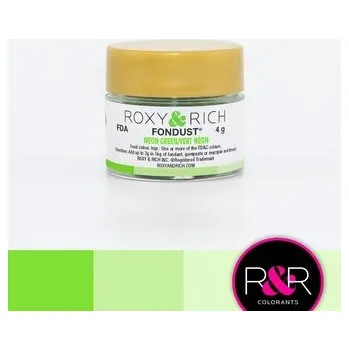 Potravinářské barvivo Prachová barva 4g neonově zelená - Roxy and Rich