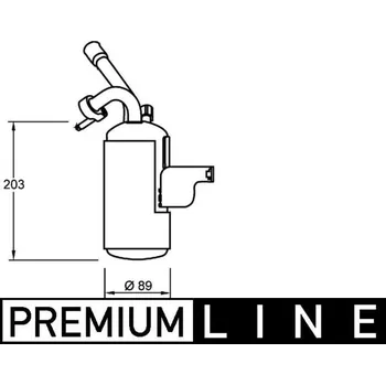 Sušič klimatizace Sušárna, klimatizace MAHLE AD 276 000P