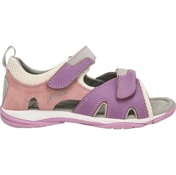 Dámské sandále BARTEK 8441385 DÍVČÍ SANDÁLKY BARTEK, KOŽENÉ SANDÁLY fialové Fialová 35