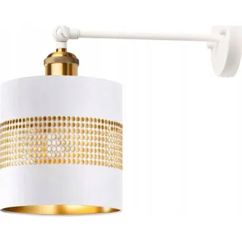 Nástěnné svítidlo Nástěnné svítidlo Ledigo bílé, zlaté E27 40 W