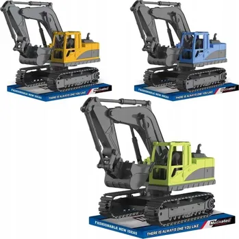 autíčko BAGR 3 BARVY BAGR 3 BARVY HRAČKA PRO KLUKA STAVEBNÍ