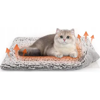 Pelíšek pro psa TEPLÁ VRSTVENÁ TERMÁLNÍ PODLOŽKA PELÍŠEK PRO PSA KOČKU 70x46CM POLAR