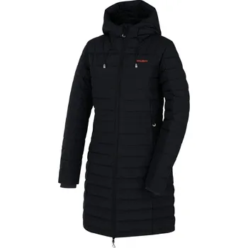 Husky Dámský péřový kabát Daili L black black Velikost: XL - plus