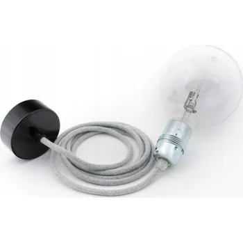 Závěsné svítidlo Kolorowe Kable Loft kovové 1-bodové E27