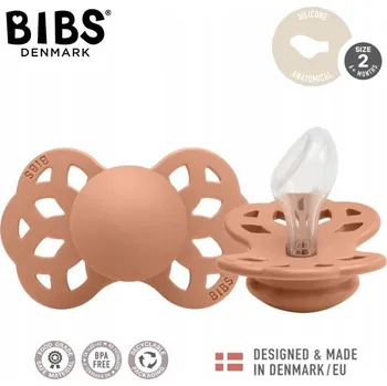 Anatomický Dudlík Bibs , ortodontický silikonový, 6 měsíců +