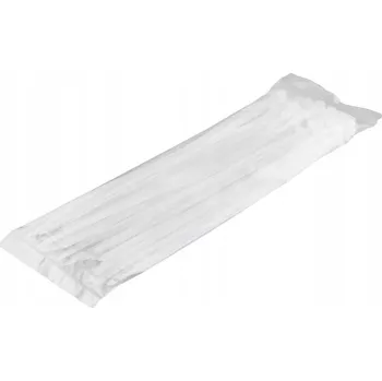 Organizace kabelů NYLONOVÉ UPÍNACÍ PÁSKY STAHOVACÍ PÁSKY ROAD-TEQ 7,6X400 MM, 100KS, BÍLÉ