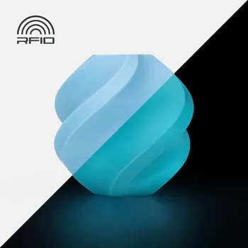 Příslušenství k 3D tiskárně Bambu Lab PLA Glow Blue (svítící modrá) - Filament