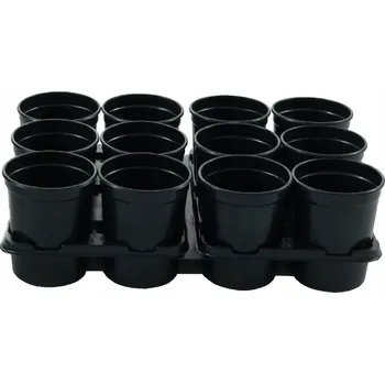 Květináč Květináč plast černý vk 5 cm x 7 x 5 cm
