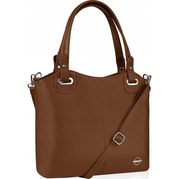 Betlewski kabelka z pravé lícové kůže hnědá