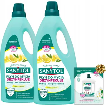 Univerzální čisticí prostředek Sanytol Univerzální čisticí a dezinfekční prostředek na podlahy Citrus 1l x2 +