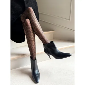 Dámské oblečení LEOPARDO 20 DEN Punčocháče Dámské cappuccino 3 hnědé Veneziana