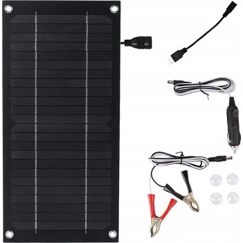 Powerbanka SOLÁRNÍ PANEL AKUMULÁTOR SOLÁRNÍ NABÍJEČKA 7W 12V