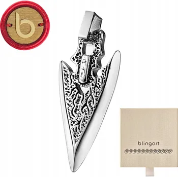 Přívěsek Pánský přívěsek kopí Odina GRAVÍROVÁNÍ ocel 316L