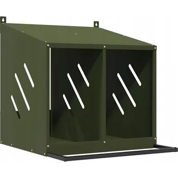 HNÍZDO PRO SLEPICE, SNÁŠKOVÉ HNÍZDO PRO SLEPICE SE 2 PŘIHRÁDKAMI