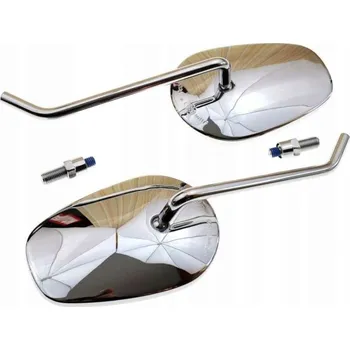 Zrcátko pro motocykl UNIVERZÁLNÍ CHROMOVÁ ZPĚTNÁ ZRCÁTKA M10 HONDA (12314)