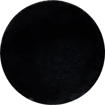 Koberec Hans Home Kusový koberec Visco Rabbit Dark grey 5 kruh - 120x120 (průměr) kruh