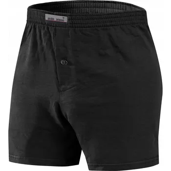 Pánské kraťasy Sesto Senso Pánské bavlněné šortky černé 4XL