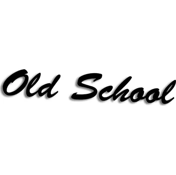Samolepicí dekorace na vozidlo Řezaná samolepka OLD SCHOOL #3 - wklejkinaklejki