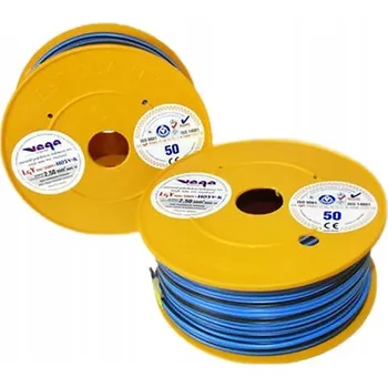 elektrický kabel Kabel LGY/H05V-K 2,50 mm2 50 m Modro-Černý