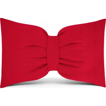 Polštář DEKORAČNÍ VÁNOČNÍ POLŠTÁŘ ČERVENÝ 30x50 CM MAŠLE NA VÁNOCE