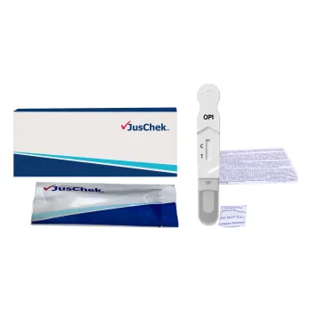 Diagnostický test 25x JusChek tyčinkový drogový test ze slin na opiáty (OPI40)