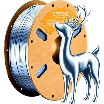 Filament ERYONE PLA Filament - Ultra silk silver 1kg (extra lesklá stříbrná) - Filament