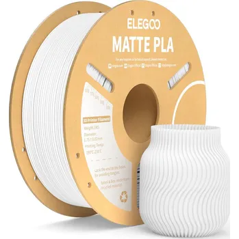 Filament Elegoo PLA Matte Bílá / White 1 kg - Filament
