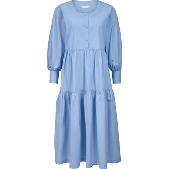 Dámské šaty 632610 - Tchibo - Popelínové šaty - pro ženy - vel. 36 - barva: modrá