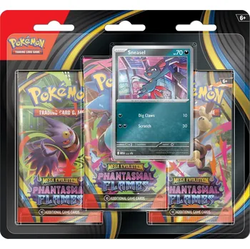 Sběratelská karetní hra Pokémon TCG: ME Fantomové plameny 3-pack blister