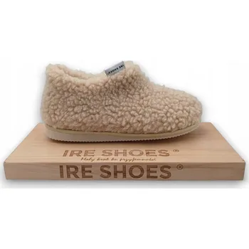 Dámská obuv Pantofle vlněné pantofle z ovčího rouna IRE SHOES, zateplené, měkké, 38