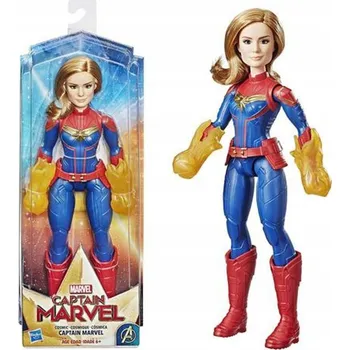 Figurka Figurka Hasbro Avengers Kapitán Marvel E4565 modro-červená 30 cm