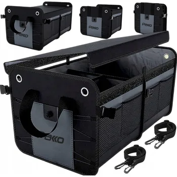 Organizér do auta ORGANIZÉR do auta 56L XXL zesílený skládací s klopou PAKKO (I800)
