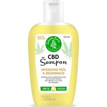 Rostlinný olej CBD Šampon - 125ml