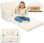 Dětské křeslo Flumi Rozkládací pohovka béžová