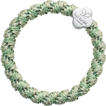 By Eloise London Silver Quatrefoil Woven barva Pistachio