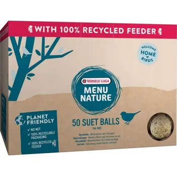 Krmivo pro ptáka Versele Laga Tukové koule bez síťky + krmítko pro ptáky