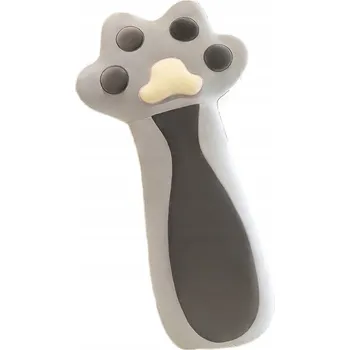 plyšák DLOUHÁ PLYŠOVÁ HRAČKA POLŠTÁŘ PLYŠOVÝ MAZLÍČEK PŘÍTULNÍČEK PLYŠÁK TLAPKA PES KOČKA ŠEDÁ 50 cm