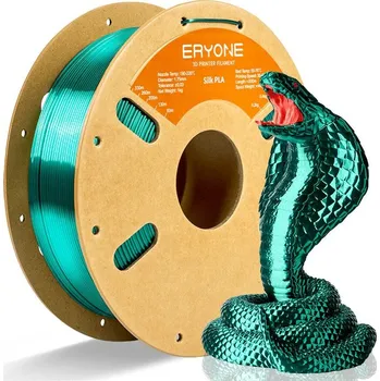 Filament ERYONE PLA Filament - Silk green 1kg (lesklá zelená) - Filament